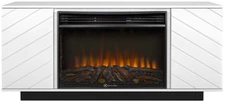 Электрокамин Electrolux EFP/P-3020LS N с порталом Firelight Como 30 белый, черный