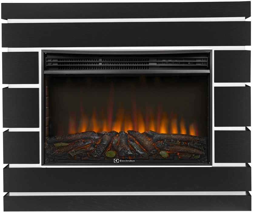 Электрокамин Electrolux EFP/P-3020LS N с порталом Firelight Moderno 30 шпон чёрный дуб
