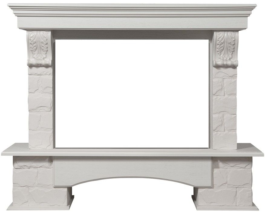 Электрокамин Electrolux EFP/P-3020LS N с порталом Firelight Forte 30S камень белый, шпон белёный дуб фото#2