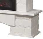 Электрокамин Electrolux EFP/P-3020LS N с порталом Firelight Forte 30S камень белый, шпон белёный дуб фото#5