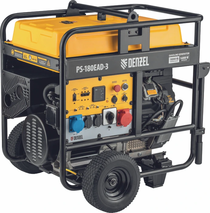 Бензиновый генератор DENZEL PS-180EAD-3