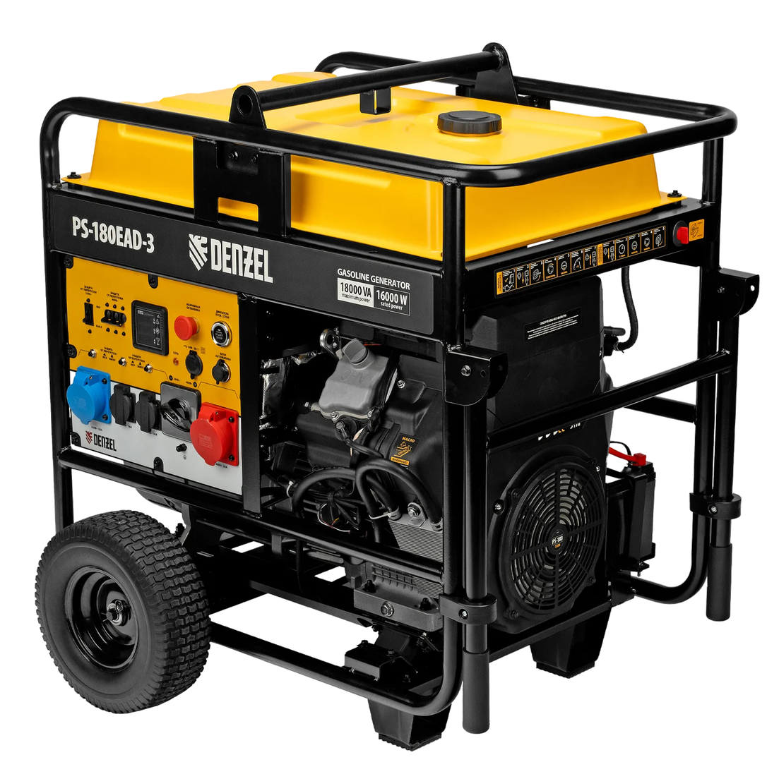 Бензиновый генератор DENZEL PS-180EAD-3 фото#9