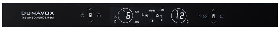 Встраиваемый винный шкаф Dunavox DVH-25.65DB.TO фото#5