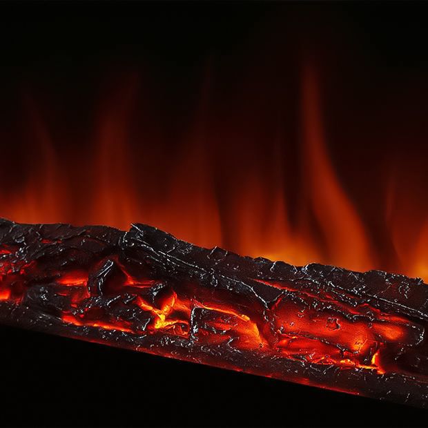 Линейный электрокамин Electrolux Infinity EFP/P-1600ULS с порталом Firelight Moderno Long, белый фото#4