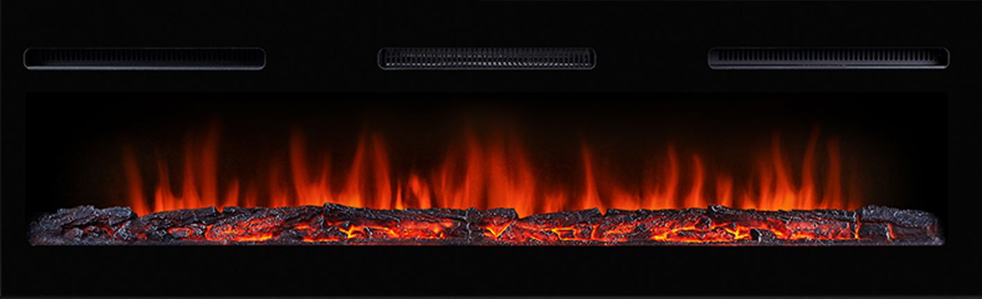 Линейный электрокамин Electrolux Infinity EFP/P-1600ULS с порталом Firelight Canto Long белый, черный фото#3