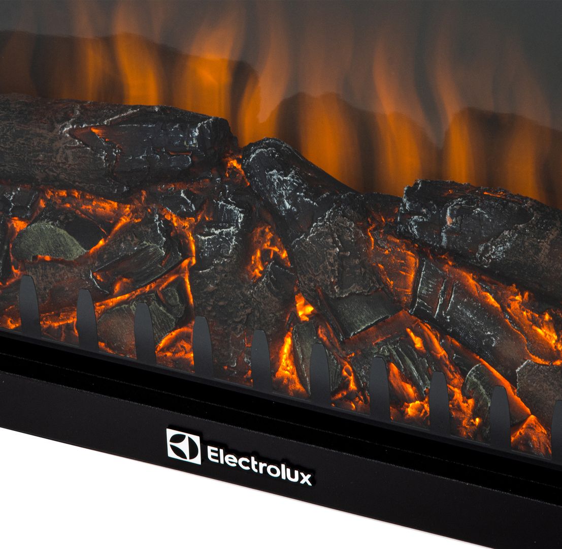 Электрокамин Electrolux EFP/P-2520LS N с порталом Firelight Prestigio 25 камень белый, шпон белый дуб фото#4