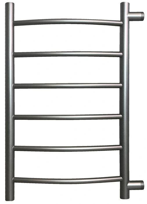 Водяной полотенцесушитель INDIGO Arc б/п (н.р.1) 70/40 м/о 60 бок.подкл. Graphite Metallic