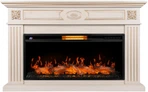 Электрокамин Royal Thermo Aurora RTFP/P-AR40LS с порталом Firelight Siena 40, слоновая кость с золотой патиной