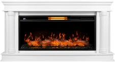 Электрокамин Royal Thermo Aurora RTFP/P-AR40LS с порталом Firelight Olympia 40, белый