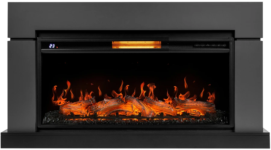 Электрокамин Royal Thermo Aurora RTFP/P-AR40LS с порталом Firelight Lindos 40, графит