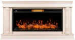 Электрокамин Royal Thermo Aurora RTFP/P-AR40LS с порталом Firelight Olympia 40, слоновая кость с золотой патиной