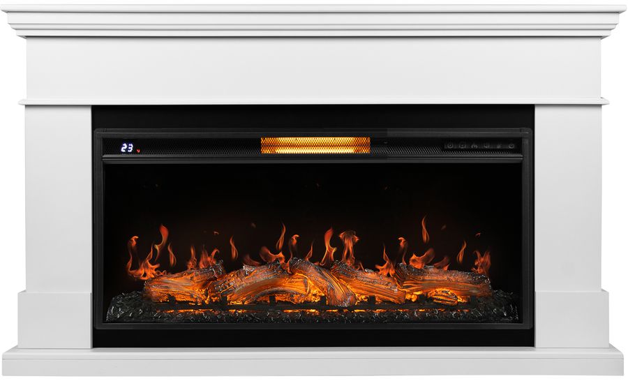 Электрокамин Royal Thermo Aurora RTFP/P-AR40LS с порталом Firelight California 40, белый