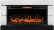 Электрокамин Royal Thermo Aurora RTFP/P-AR40LSс порталом Firelight Moderno 40, белый, р/в