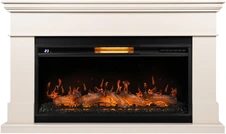 Электрокамин Royal Thermo Aurora RTFP/P-AR40LS с порталом Firelight California 40, молочный