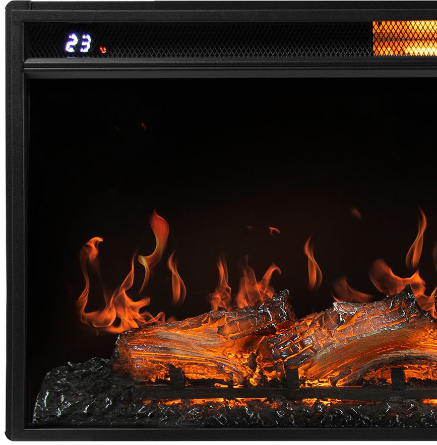 Электрокамин Royal Thermo Aurora RTFP/P-AR40LS с порталом Firelight Olympia 40, слоновая кость с золотой патиной фото#4