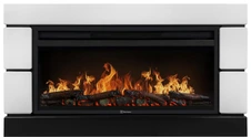 Линейный электрокамин Electrolux EFP/P-4220LS с порталом Firelight Moderno 42, белый