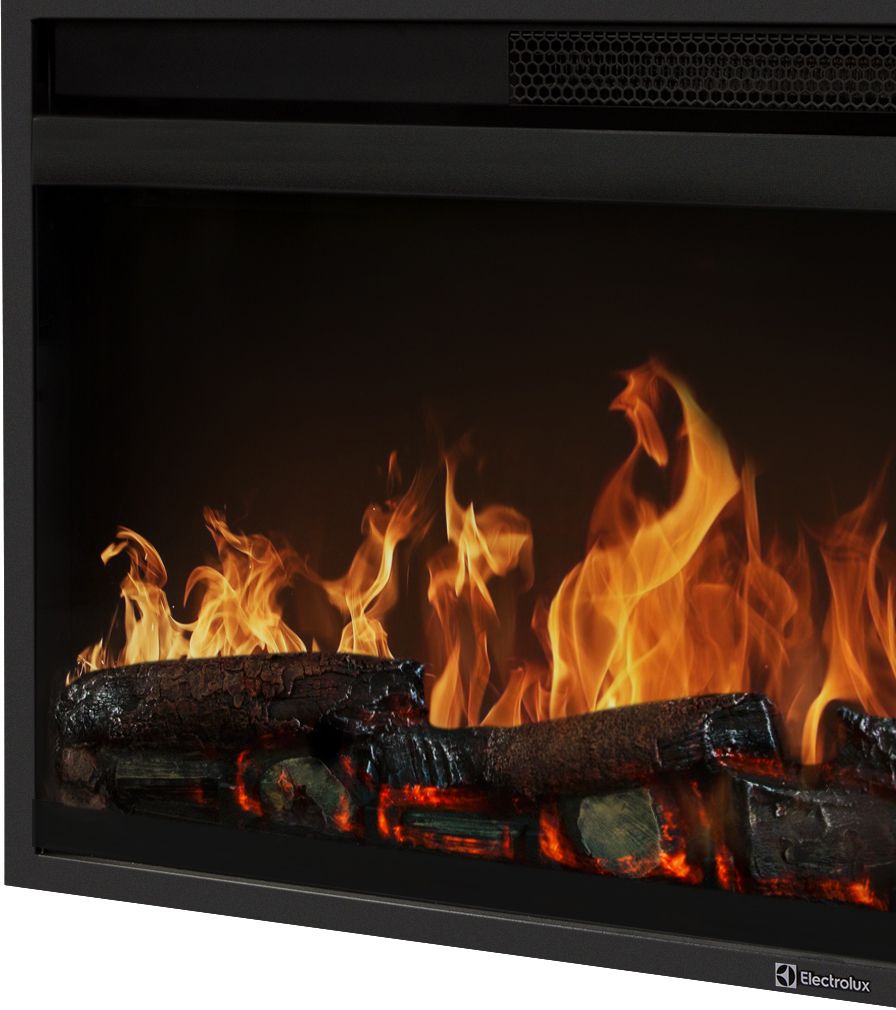 Электрокамин Electrolux EFP/P-3620LS с порталом Firelight Porto 36 камень черный шпон венге фото#10