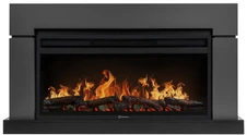 Линейный электрокамин Electrolux EFP/P-4220LS с порталом Firelight Lindos 42, графит
