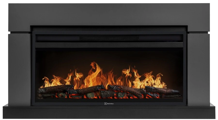 Линейный электрокамин Electrolux EFP/P-4220LS с порталом Firelight Lindos 42, графит