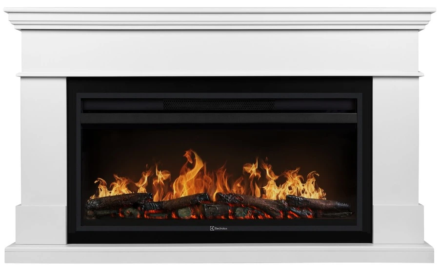 Электрокамин Electrolux EFP/P-3620LS с порталом Firelight California 36, белый