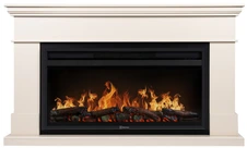 Электрокамин Electrolux EFP/P-3620LS с порталом Firelight California 36, молочный