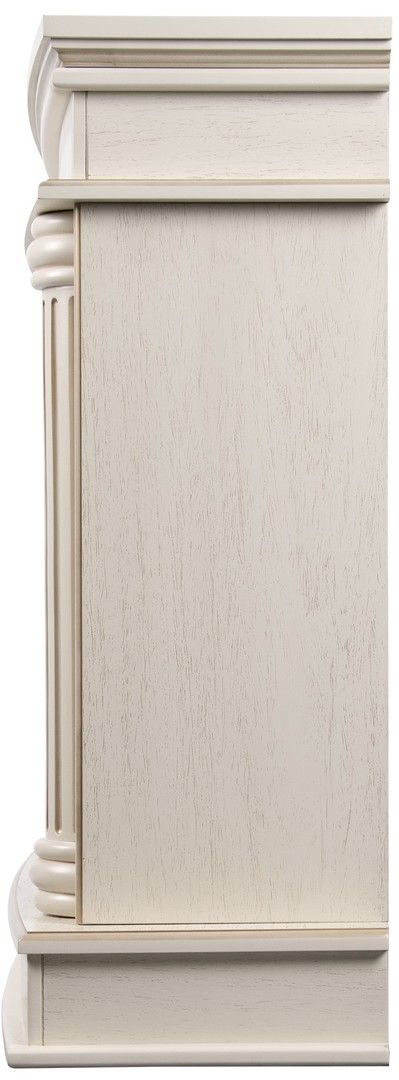 Линейный электрокамин Electrolux EFP/P-4220LS с порталом Firelight Olympia 42, слоновая кость с золотой патиной фото#4