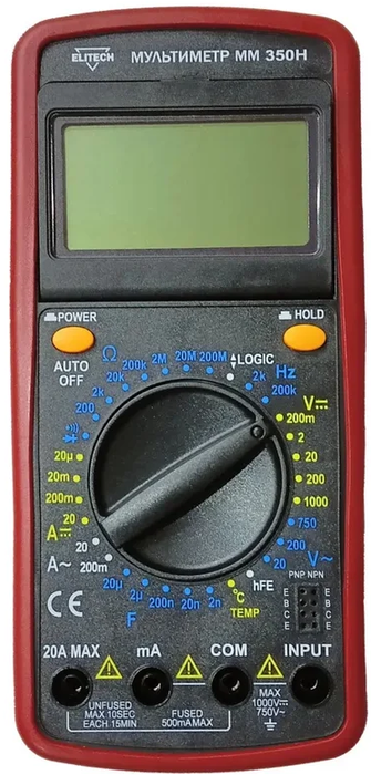 Мультиметр Elitech ММ 350Н фото#2