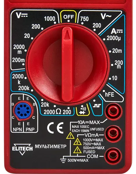 Мультиметр Elitech ММ 150Н фото#2