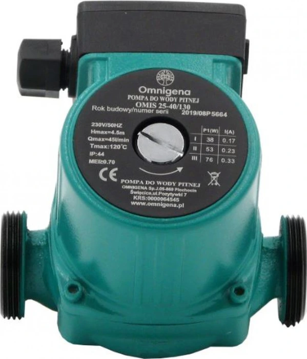 Насос для отопления OMNIGENA OMIS 25-40/130
