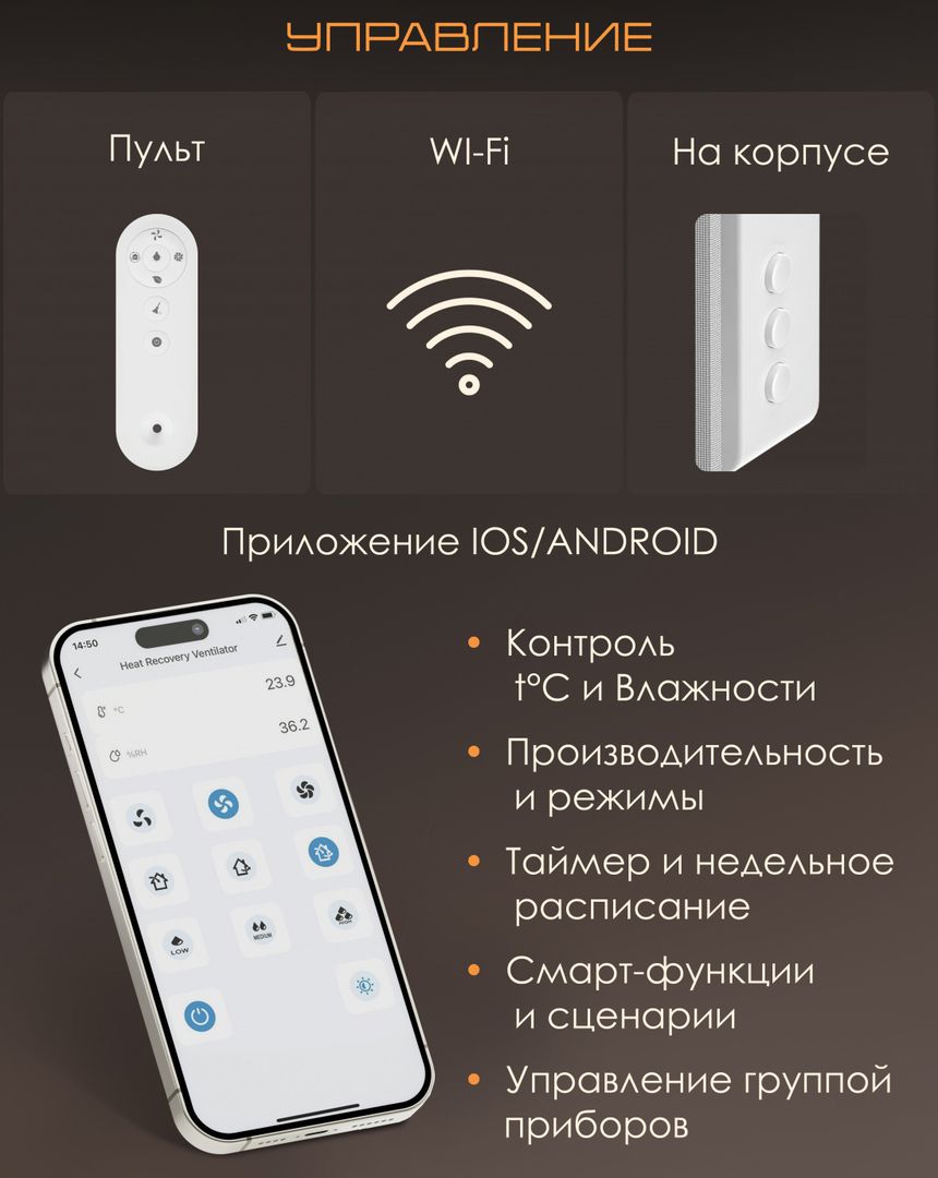 Проветриватель 500 VENTini HRV-70-Prizma фото#11