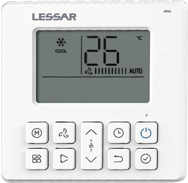 Кассетный кондиционер Lessar LS-HE36BVE4/LU-HE36UVE4/LZ-B4UB фото#2