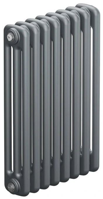 Стальной трубчатый радиатор 3-колончатый Rifar TUBOG Ventil 3057 DV1 Титан 8 секц., нижн.