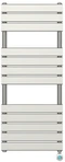 Электрический полотенцесушитель Primoclima PANEL 12 трубок 600W, Никель матовый