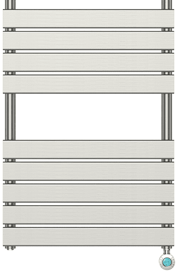 Электрический полотенцесушитель лесенка Primoclima PANEL 16 трубок 800W, Никель матовый фото#3