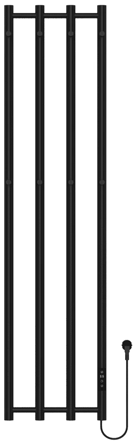 Электрический полотенцесушитель Primoclima TUBUS 4 трубки 250W, Черный