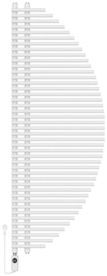 Электрический полотенцесушитель Primoclima PARUS 43 трубки 800W, Белый