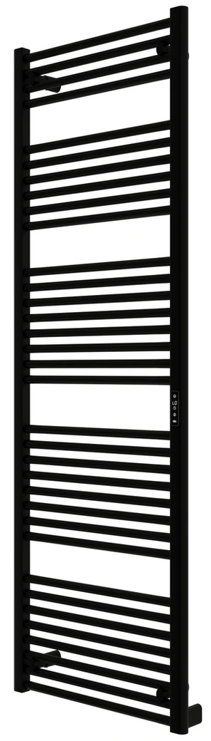 Электрический полотенцесушитель Rifar D-LINE 600x1800, чёрный янтарь матовый