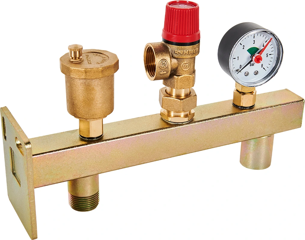 Группа безопасности Rommer 3 бар, 3/4" (RVS-0006-013020)