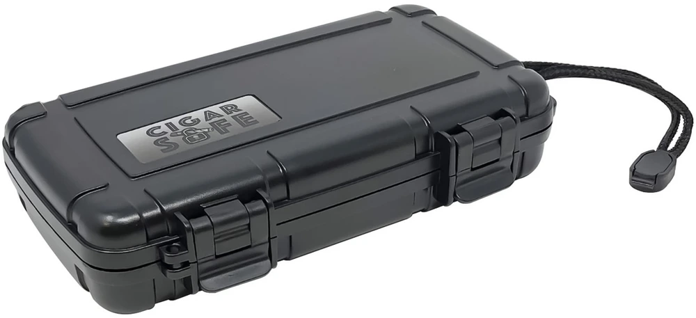 Дорожный хьюмидор Aficionado Travel Cigar Safe Black на 5 сигар