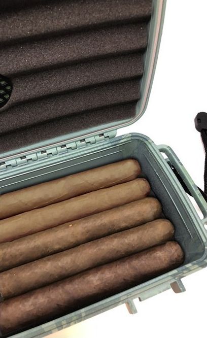 Дорожный хьюмидор Aficionado Cigar Safe 15 Camouflage фото#5