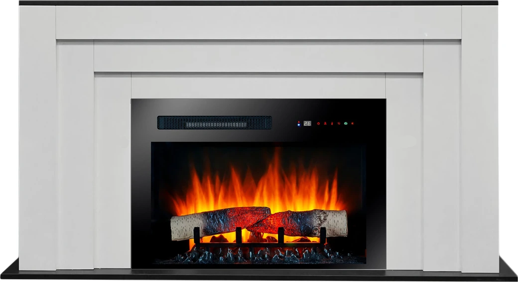 Электрокамин Real-Flame Silver 25 WT-LCB510 с очагом MIRAGE 25
