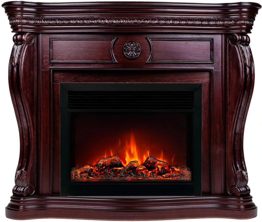 Электрокамин Real-Flame Barcelona 26/33 AO-257 с очагом MOONBLAZE DELUXE BL