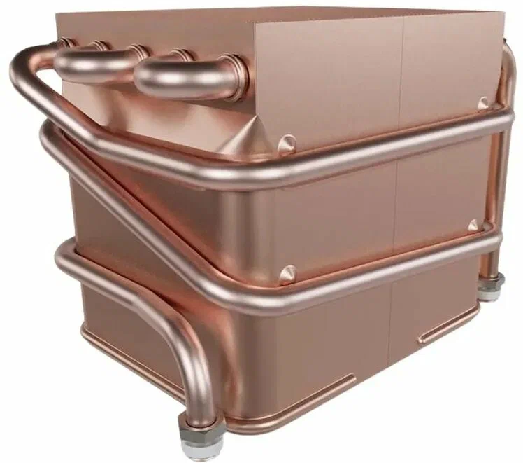 Газовый проточный водонагреватель VilTerm E14 Мрамор лазурь фото#3