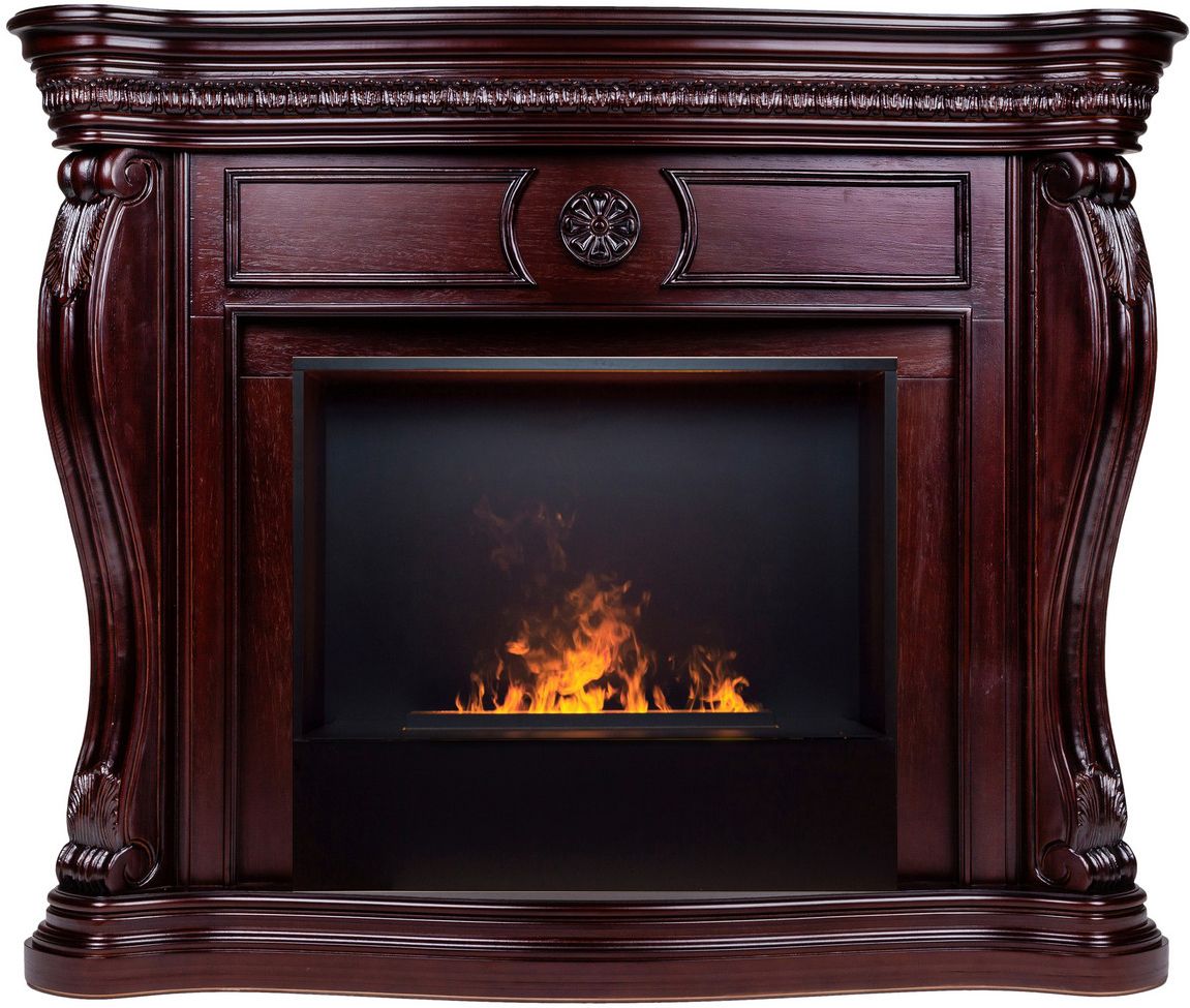 Электрокамин Real-Flame Barcelona 26/33 AO-257 с очагом 3D CASSETTE 630 Black Panel