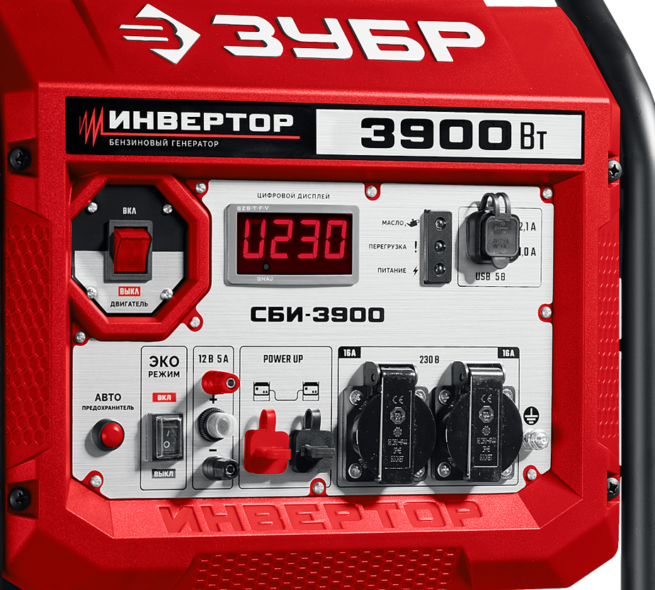 Бензиновый генератор Зубр СБИ-3900 фото#3