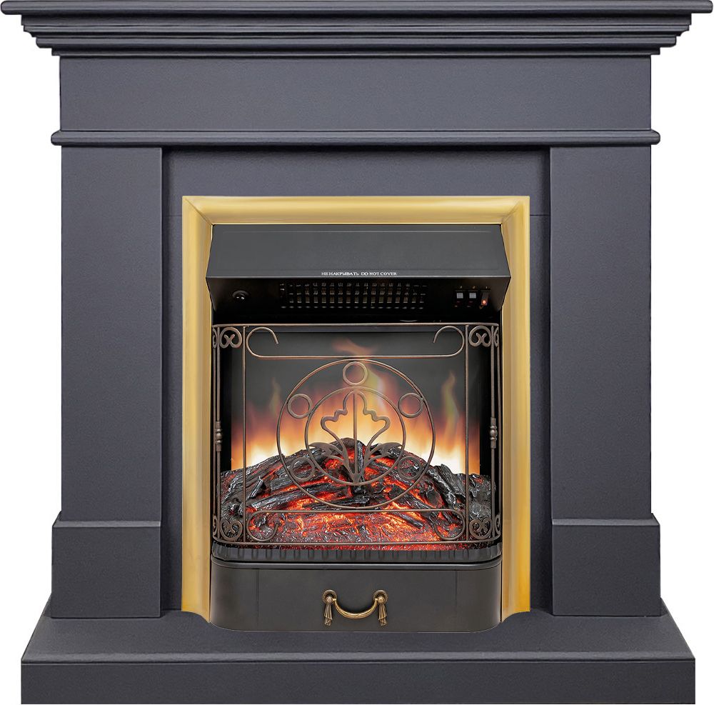 Электрокамин Royal Flame California STD SFT с очагом Majestic FX Brass