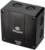 Коробка распределительная Ridan M BOX, 110х110х67 мм, IP67 (черная)
