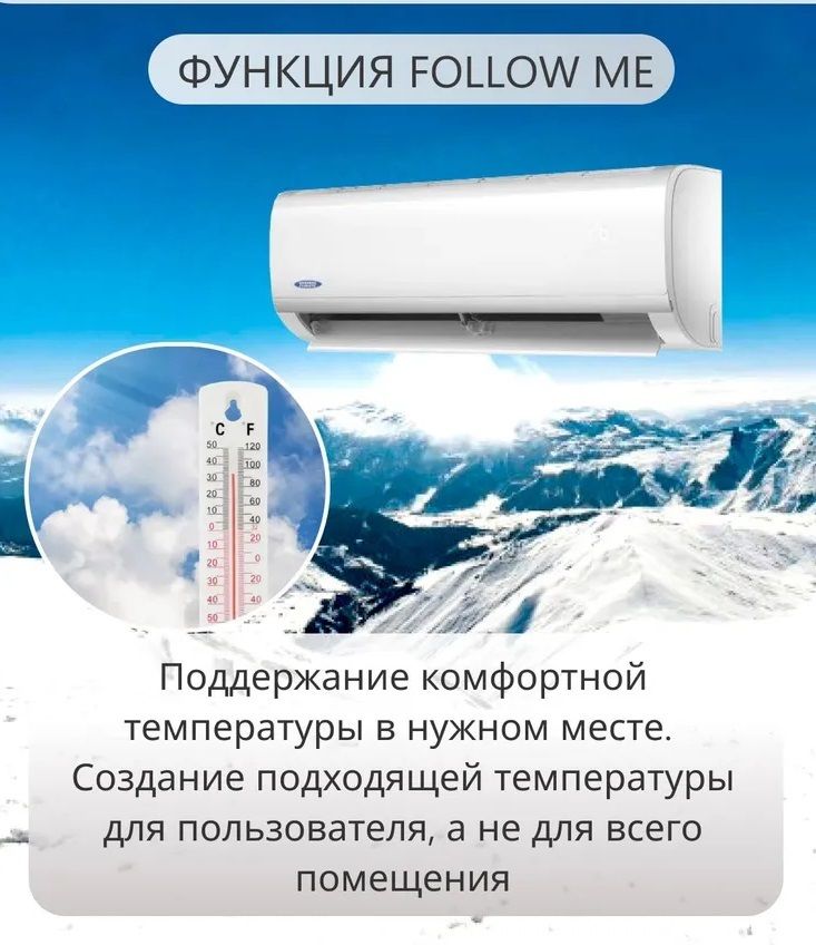 Настенный кондиционер General Climate Pulsar GC-RE07HR1/GU-RE07H1 фото#12