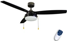 Потолочный вентилятор Dreamfan Fusion Black Chrome RC 132