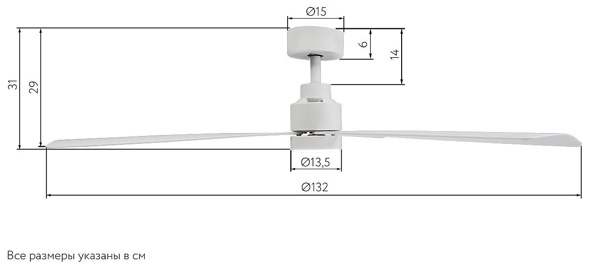 Потолочный вентилятор Dreamfan Rotterdam White LED DC 132 фото#9